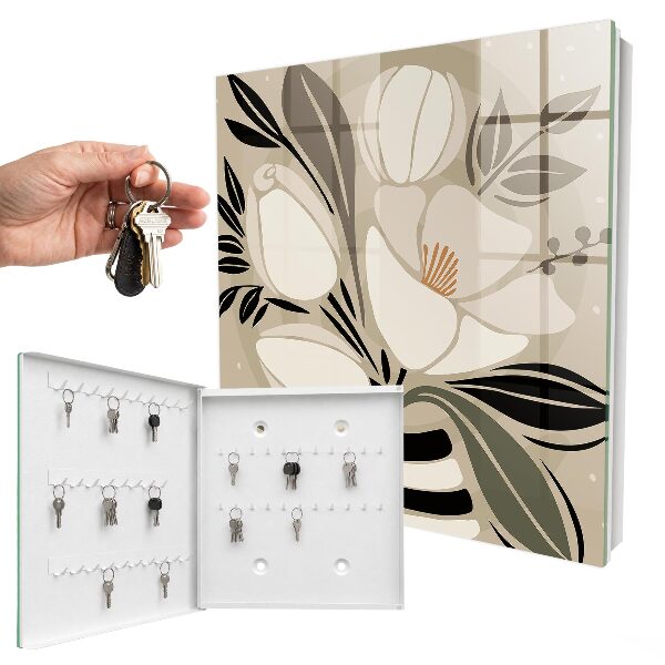 Dulap pentru chei Minimalism floral