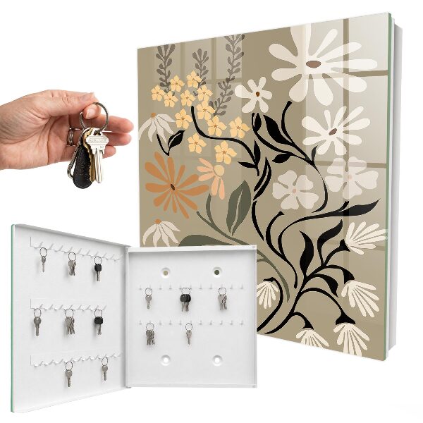 Cutie chei Motiv floral
