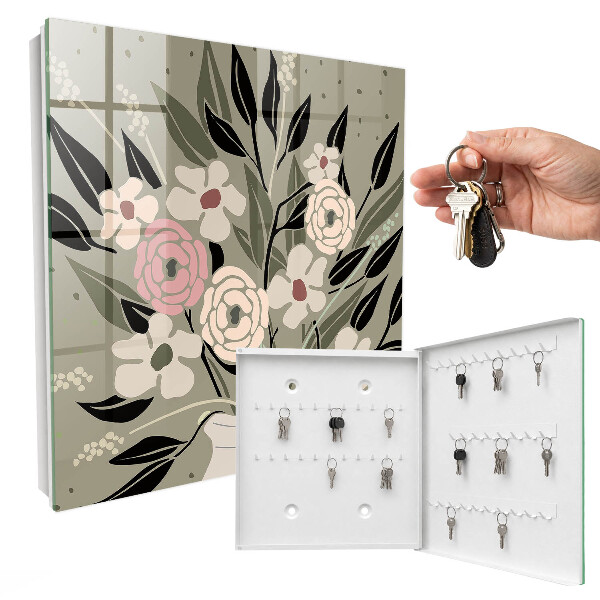 Cutie chei Aranjament floral