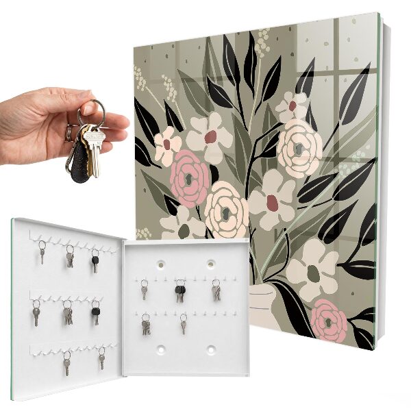 Cutie chei Aranjament floral