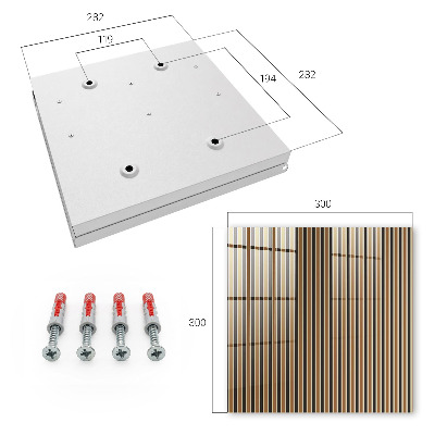 Dulap pentru chei Dungi minimaliste