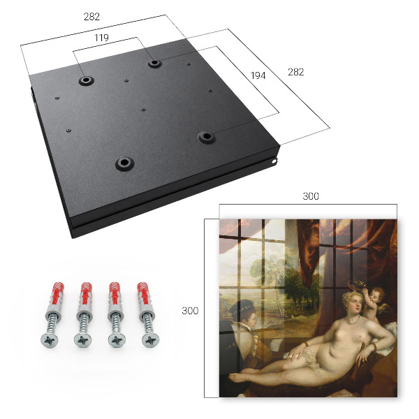 Dulap pentru chei Titian Venus și Lutierul