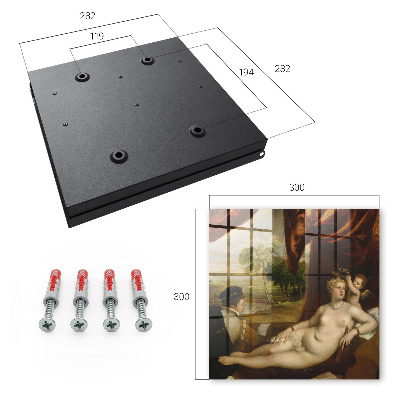 Dulap pentru chei Titian Venus și Lutierul