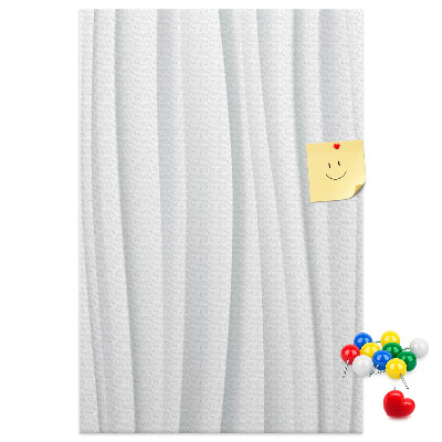 Tabla de pluta Valuri delicate pe un fundal deschis