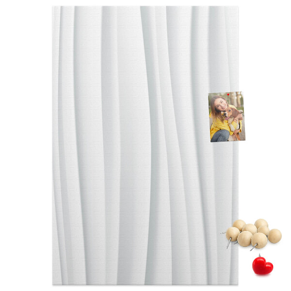Tabla de pluta Valuri delicate pe un fundal deschis