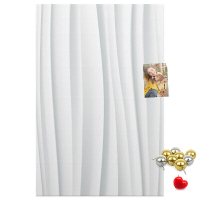 Tabla de pluta Valuri delicate pe un fundal deschis