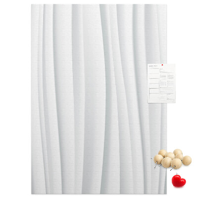 Tabla de pluta Valuri delicate pe un fundal deschis