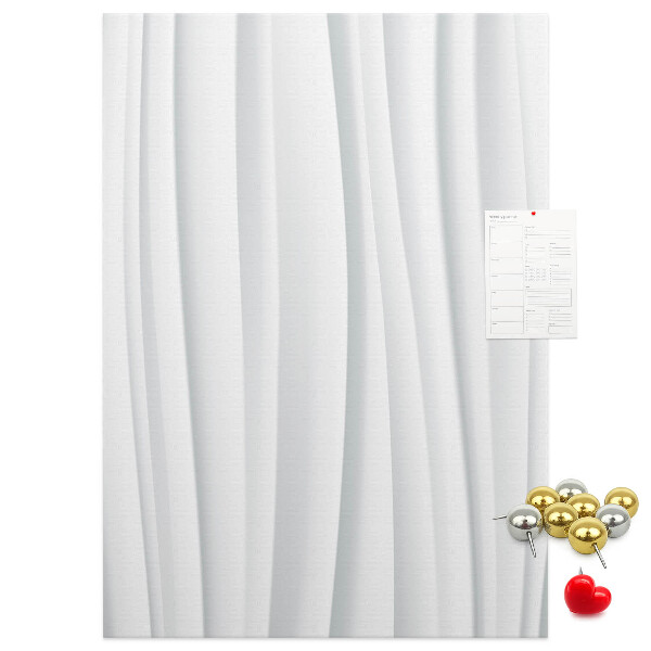 Tabla de pluta Valuri delicate pe un fundal deschis
