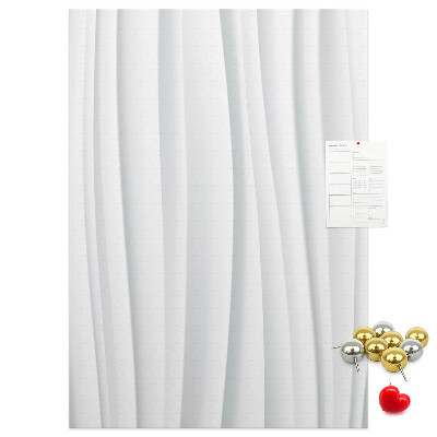 Tabla de pluta Valuri delicate pe un fundal deschis