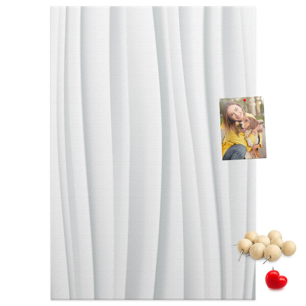 Tabla de pluta Valuri delicate pe un fundal deschis