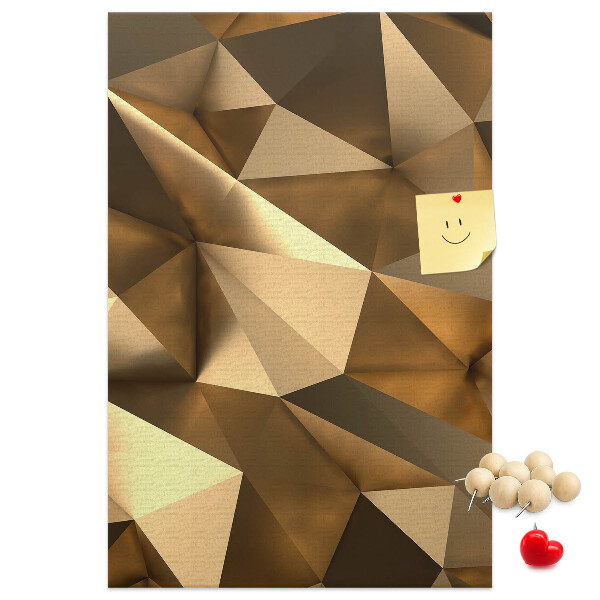 Panou plută Modele geometrice în nuanțe de maro