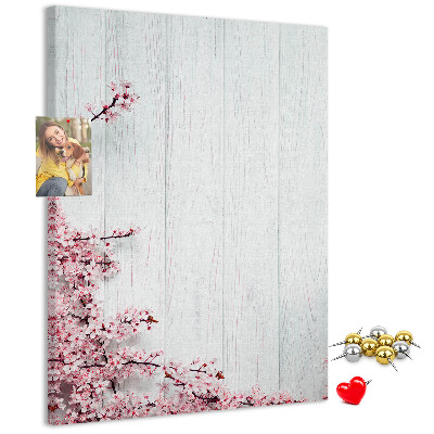 Tabla de pluta Ramuri florale pe un fundal deschis