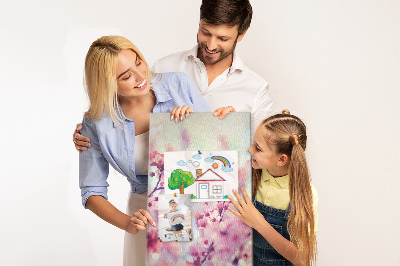 Tabla de pluta Accente florale în nuanțe delicate