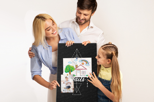 Panou plută Forme geometrice într-un stil minimalist