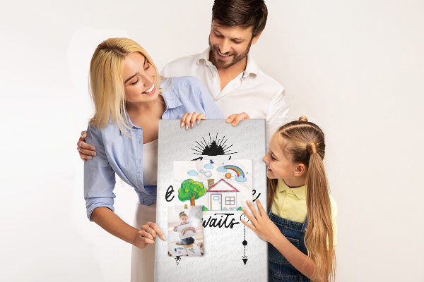 Tabla de pluta Timp pentru o aventură cu o inscripție inspiratoare