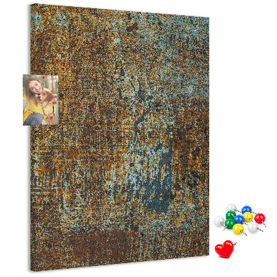 Panou plută Textură rustică cu accente albastre