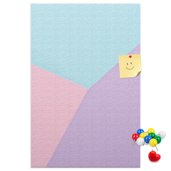 Tabla de pluta Forme geometrice în nuanțe pastelate