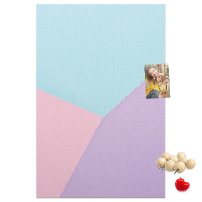 Tabla de pluta Forme geometrice în nuanțe pastelate