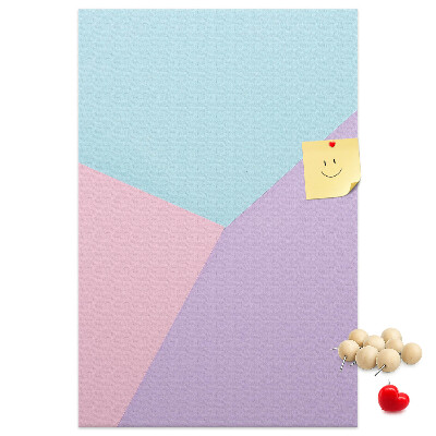 Tabla de pluta Forme geometrice în nuanțe pastelate