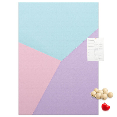 Tabla de pluta Forme geometrice în nuanțe pastelate