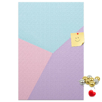 Tabla de pluta Forme geometrice în nuanțe pastelate