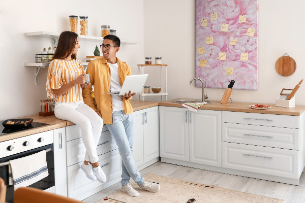 Panou plută Bujori roz delicați în plină floare