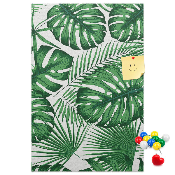 Panou plută Frunze de Monstera pe un fundal deschis