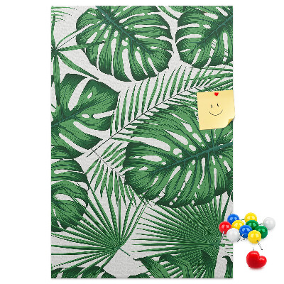 Panou plută Frunze de Monstera pe un fundal deschis