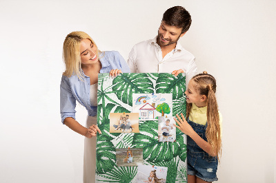 Panou plută Frunze de Monstera pe un fundal deschis