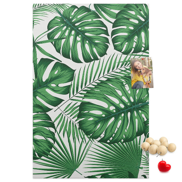 Panou plută Frunze de Monstera pe un fundal deschis