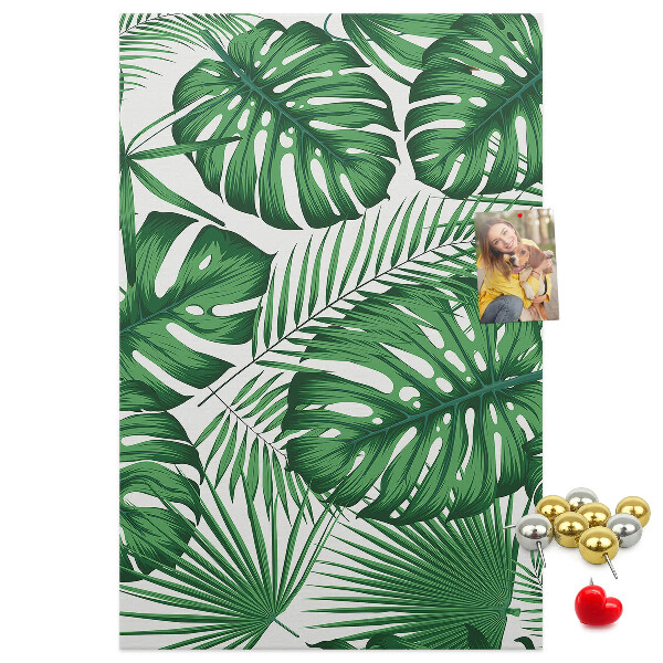 Panou plută Frunze de Monstera pe un fundal deschis