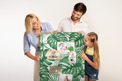 Panou plută Frunze de Monstera pe un fundal deschis