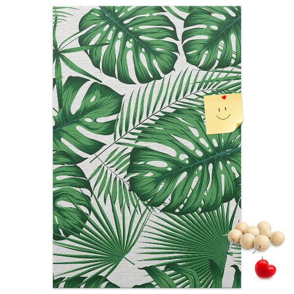 Panou plută Frunze de Monstera pe un fundal deschis