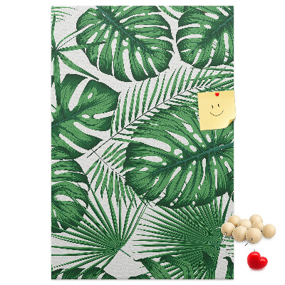 Panou plută Frunze de Monstera pe un fundal deschis
