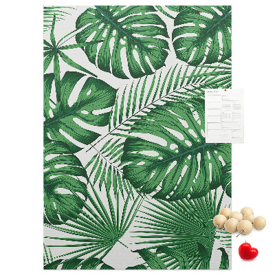 Panou plută Frunze de Monstera pe un fundal deschis
