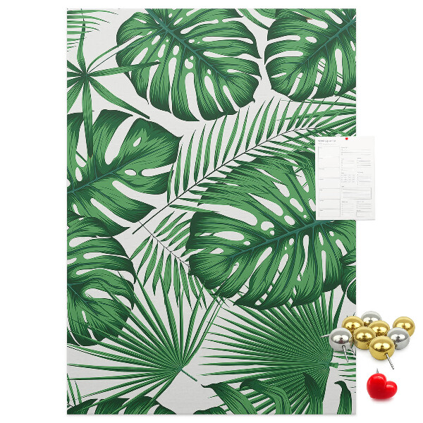 Panou plută Frunze de Monstera pe un fundal deschis