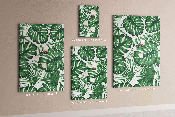 Panou plută Frunze de Monstera pe un fundal deschis