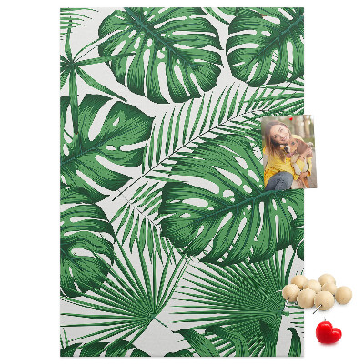 Panou plută Frunze de Monstera pe un fundal deschis