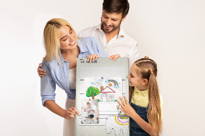 Tabla de pluta Caiet colorat cu lamă și modele