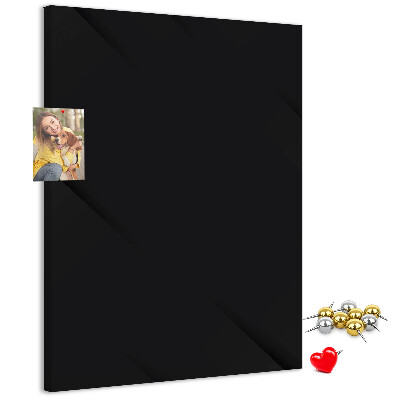 Panou plută Tablă neagră cu design minimalist