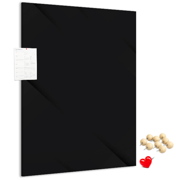 Panou plută Tablă neagră cu design minimalist