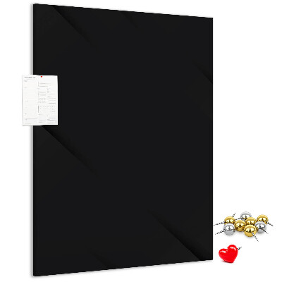Panou plută Tablă neagră cu design minimalist