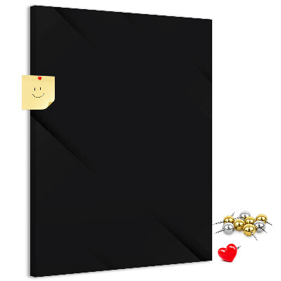 Panou plută Tablă neagră cu design minimalist