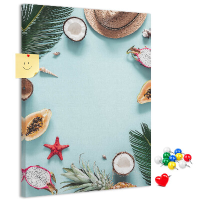 Tabla de pluta Fructe tropicale și accente marine
