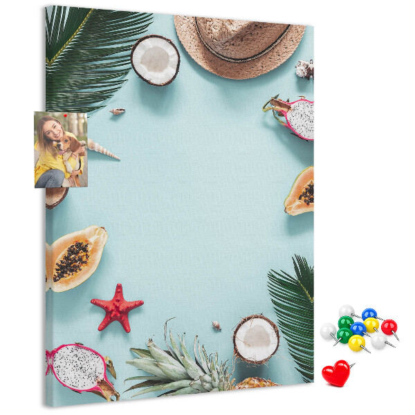 Tabla de pluta Fructe tropicale și accente marine