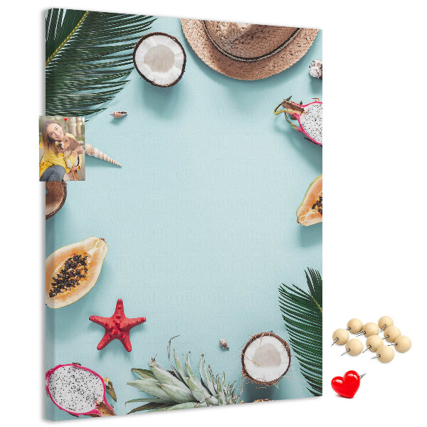 Tabla de pluta Fructe tropicale și accente marine