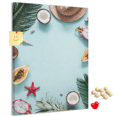 Tabla de pluta Fructe tropicale și accente marine