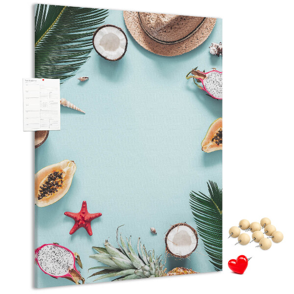 Tabla de pluta Fructe tropicale și accente marine