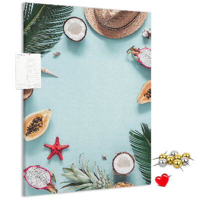 Tabla de pluta Fructe tropicale și accente marine