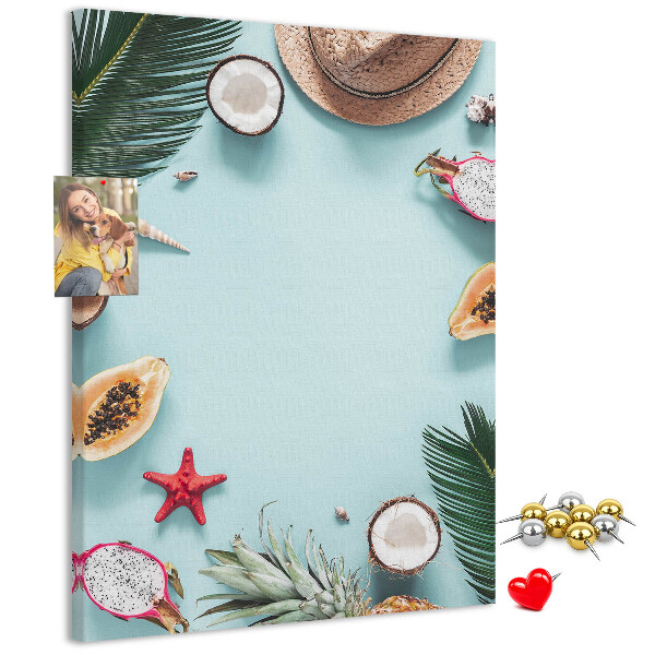 Tabla de pluta Fructe tropicale și accente marine
